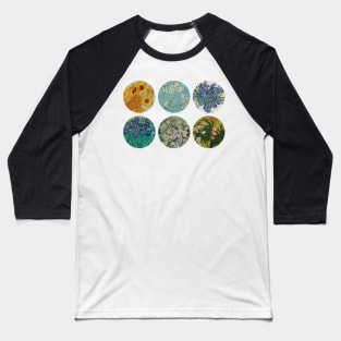 van gogh flower set Baseball T-Shirt